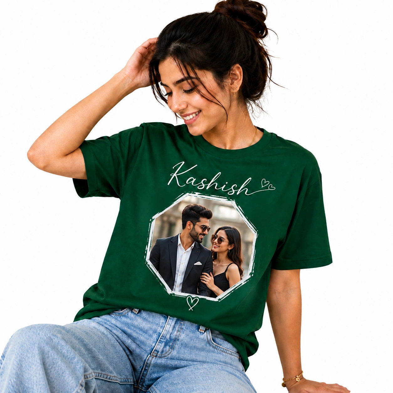 Couple Memory Photo Tshirt